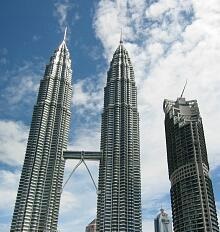 マレーシア・ペトロナスツインタワー